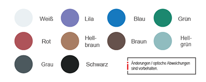 202202 Farbauswahl Polypropylenfolien aus Seaplastic