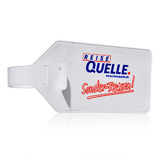 Kofferanhänger mit Aufdruck